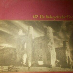 U2 The Unforgettable Fire VINTAGE PRE-OWNED Vinyl Record